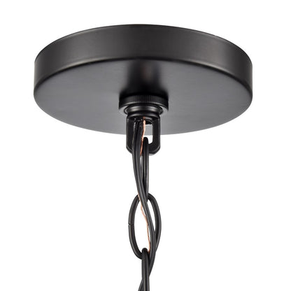 Millennium Lighting Luxio 1Lt 8" Outdoor Hanging Lantern, Black