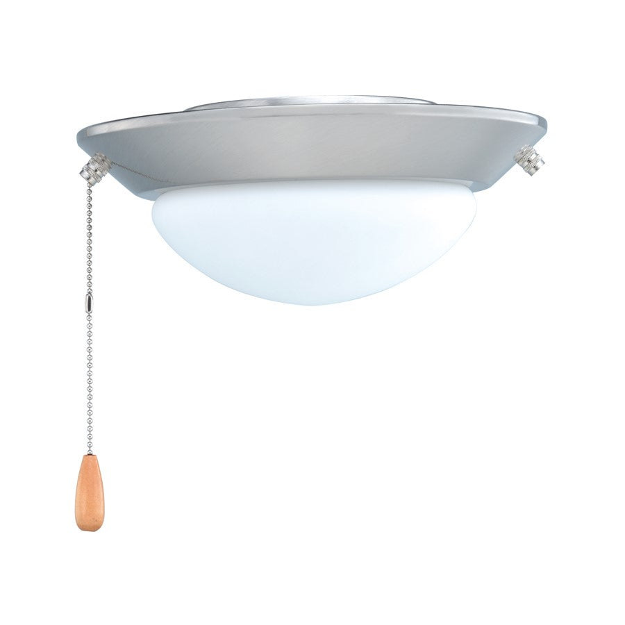 RP Lighting Light Kit, LED 2x9W ES-4.0, Nickel/Satin White - 1RP82BN-ES