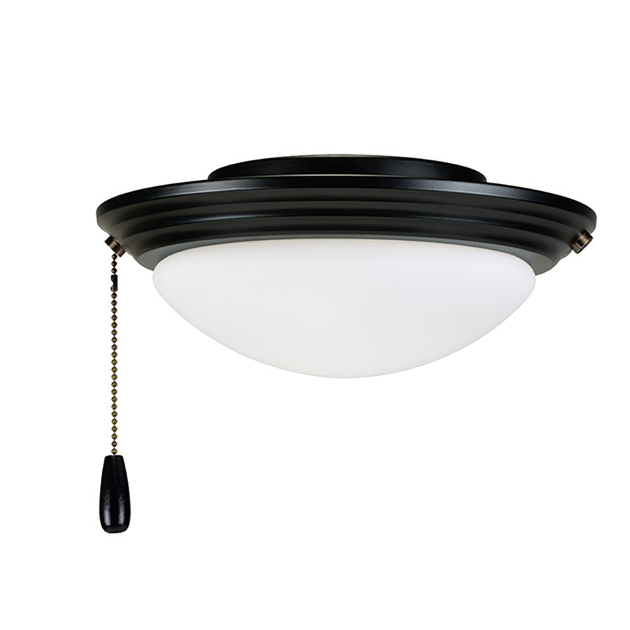 RP Lighting LED Light Kit 17W 3K/Opal Glass, Black/Frosted - 1RP84BK-LED