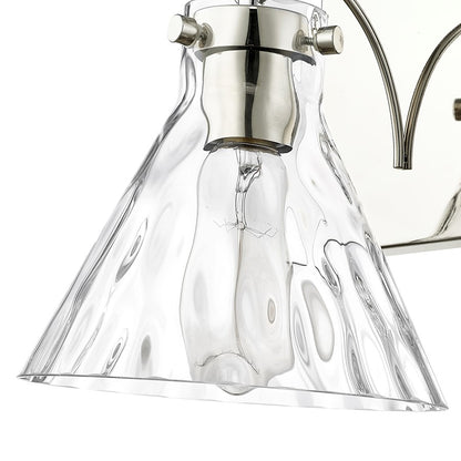Millennium Lighting Barlon 1Lt Wall Sconce, Polished Nickel/Clear