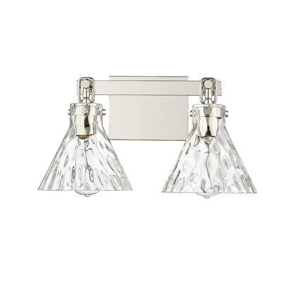 Millennium Lighting Barlon 2Lt Vanity, Polished Nickel/Clear - 20002-PN