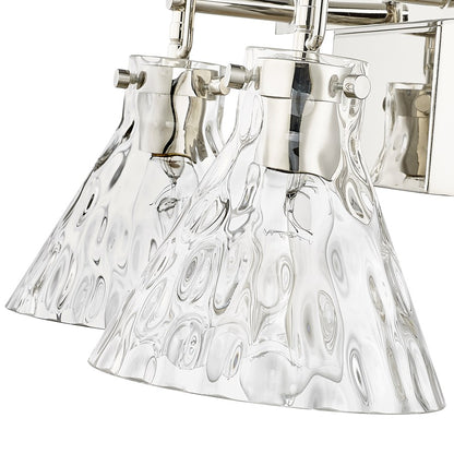 Millennium Lighting Barlon 2Lt Vanity, Polished Nickel/Clear