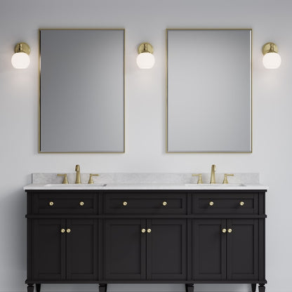 Millennium Orlisse 1Lt Wall Sconce, Brass/Etched Opal