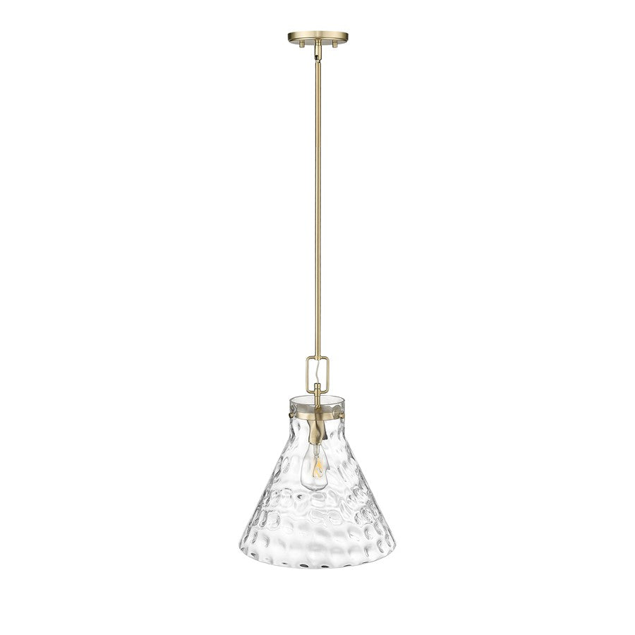 Millennium Lighting Barlon 1Lt Pendant, Modern Gold/Clear
