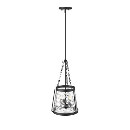 Millennium Lighting Adabella 3Lt Pendant, Black/Clear