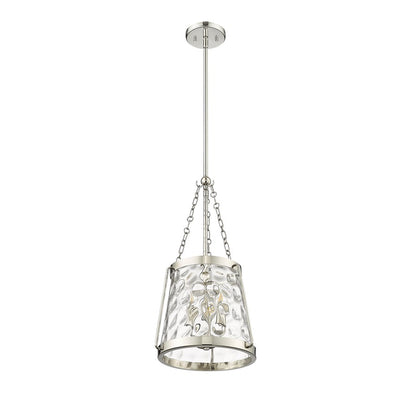 Millennium Lighting Adabella 3Lt Pendant, Polished Nickel/Clear