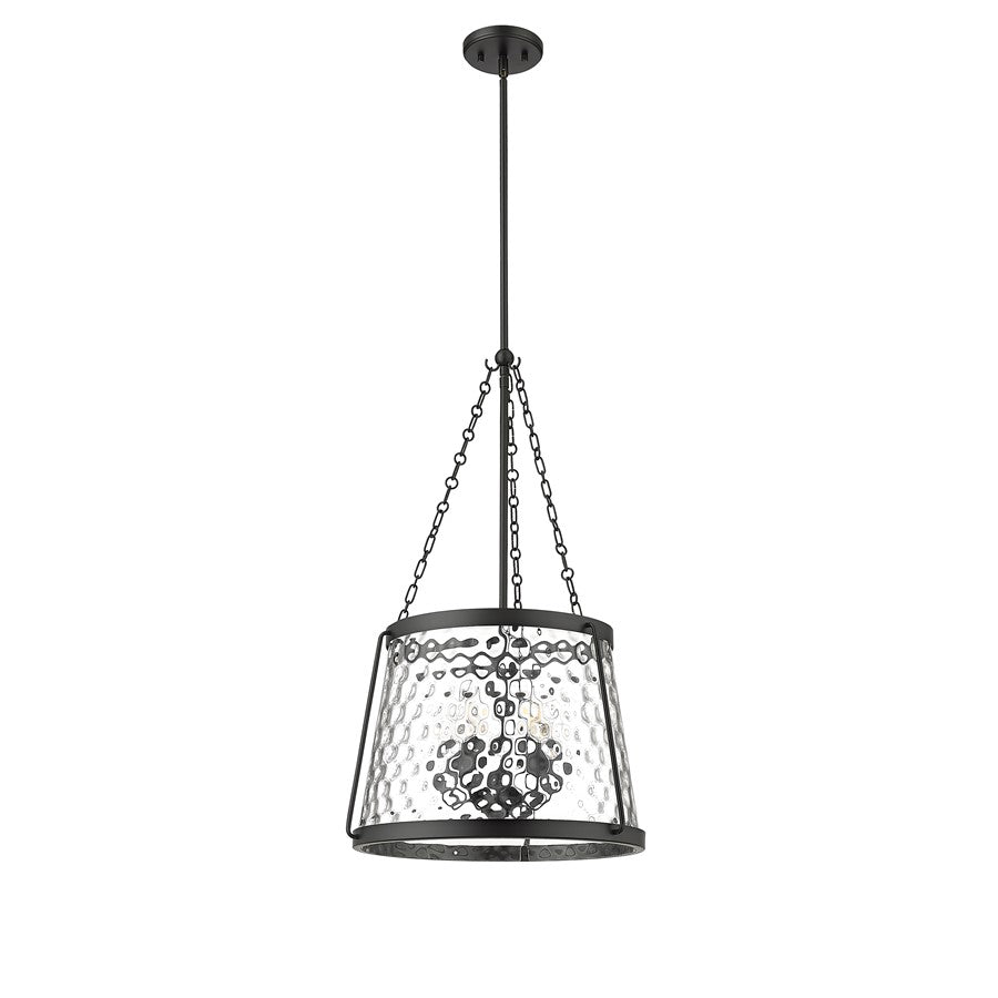 Millennium Lighting Adabella 5Lt Pendant, Black/Clear