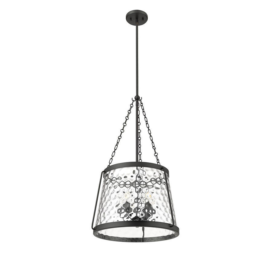 Millennium Lighting Adabella 5Lt Pendant, Black/Clear