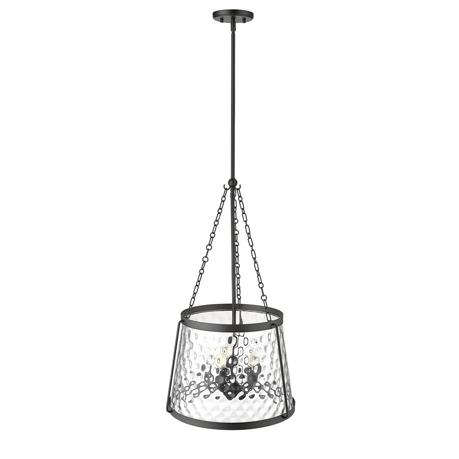 Millennium Lighting Adabella 5Lt Pendant, Black/Clear