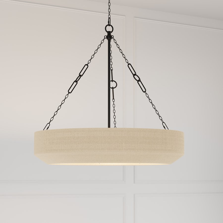 Millennium Lighting Tresselle 5 Light Pendant, Matte Black
