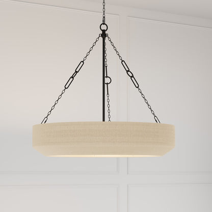 Millennium Lighting Tresselle 5 Light Pendant, Matte Black