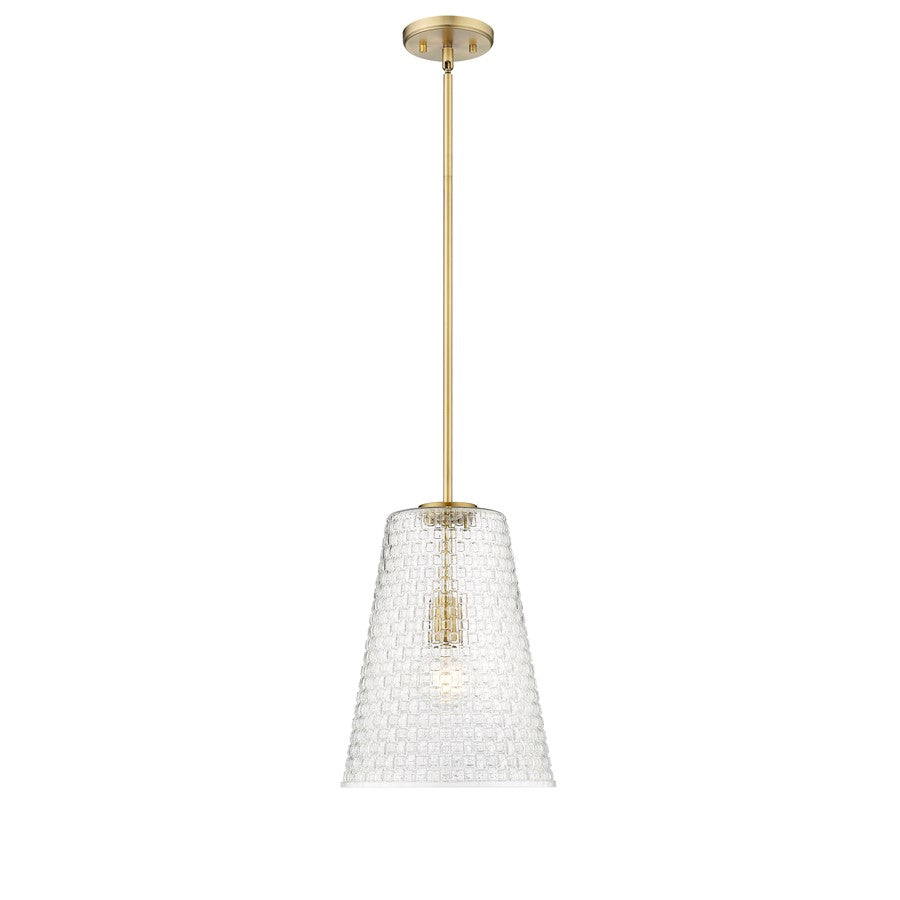 Millennium Lighting Saben 1Lt 15" Pendant, Vintage Brass - 20702-VB