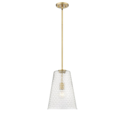 Millennium Lighting Saben 1Lt 15" Pendant, Vintage Brass - 20702-VB
