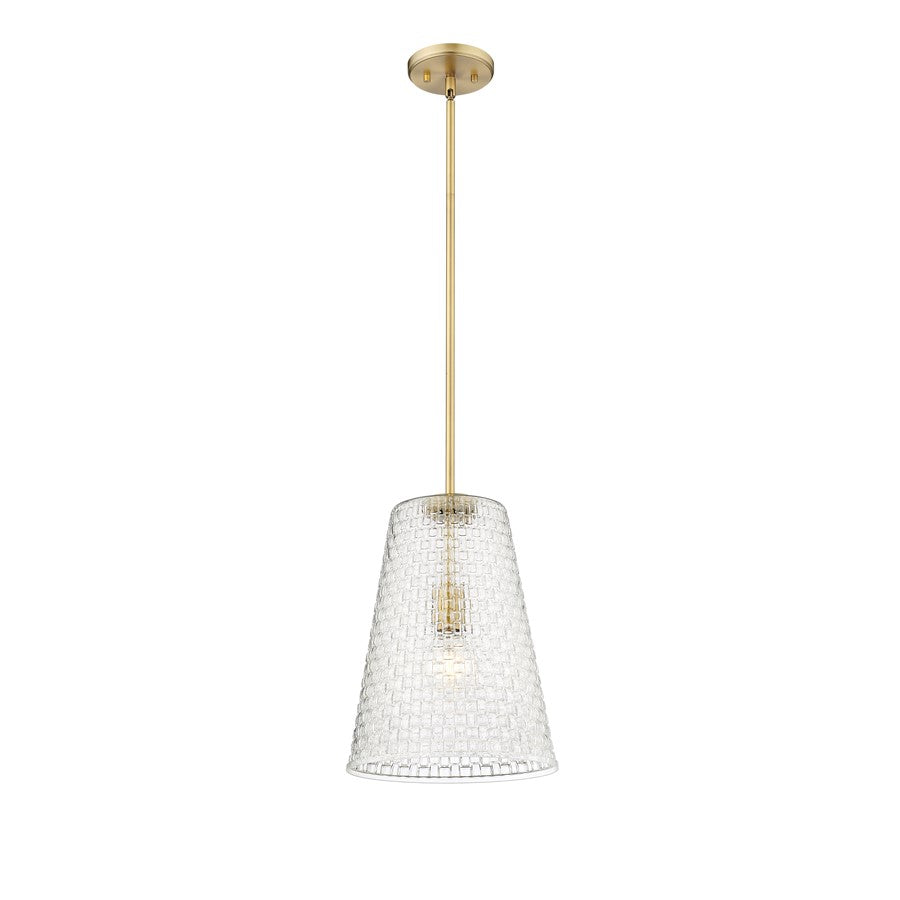 Millennium Lighting Saben 1Lt 15" Pendant, Vintage Brass