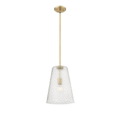 Millennium Lighting Saben 1Lt 15" Pendant, Vintage Brass