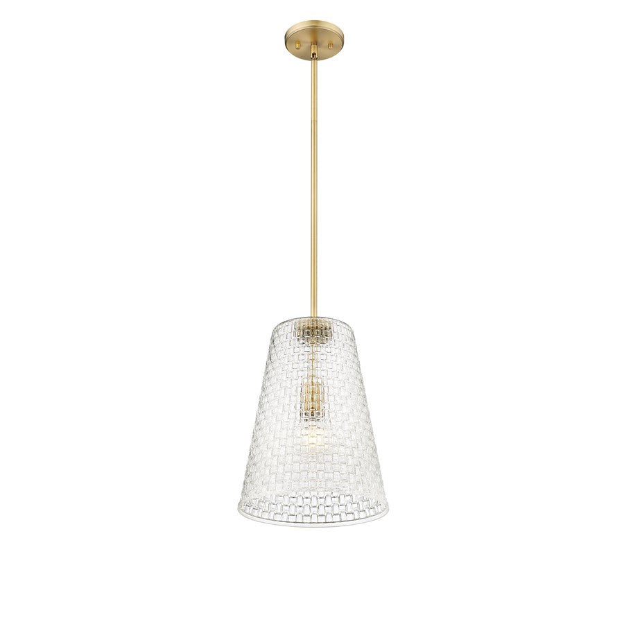 Millennium Lighting Saben 1Lt 15" Pendant, Vintage Brass