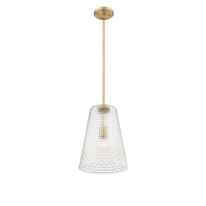 Millennium Lighting Saben 1Lt 15" Pendant, Vintage Brass