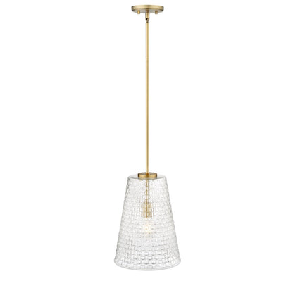 Millennium Lighting Saben 1Lt 15" Pendant, Vintage Brass