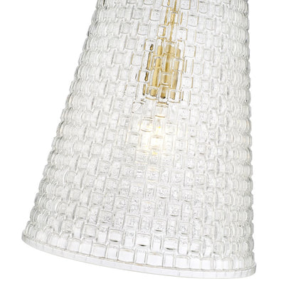 Millennium Lighting Saben 1Lt 15" Pendant, Vintage Brass