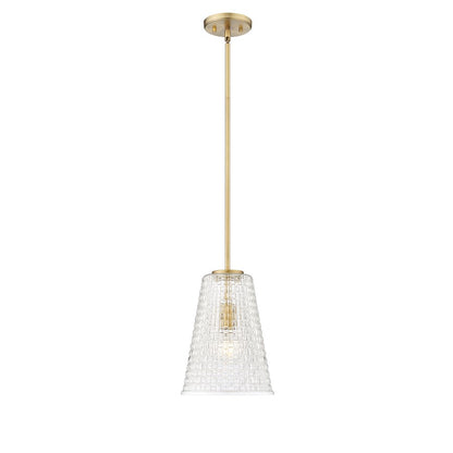Millennium Lighting Saben 1Lt 12" Pendant, Vintage Brass - 20703-VB