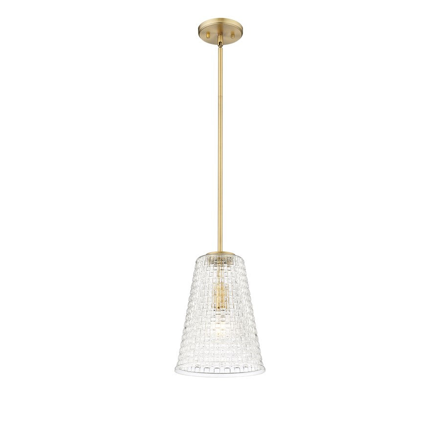 Millennium Lighting Saben 1Lt 12" Pendant, Vintage Brass