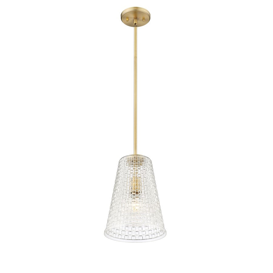 Millennium Lighting Saben 1Lt 12" Pendant, Vintage Brass