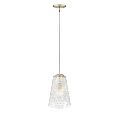 Millennium Lighting Saben 1Lt 12" Pendant, Vintage Brass