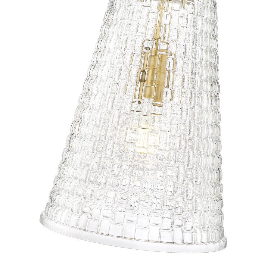 Millennium Lighting Saben 1Lt 12" Pendant, Vintage Brass