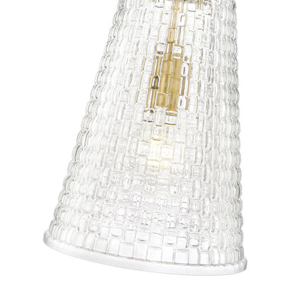 Millennium Lighting Saben 1Lt 12" Pendant, Vintage Brass