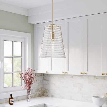 Millennium Lighting Saben 1Lt 12" Pendant, Vintage Brass