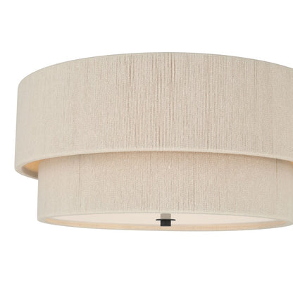 Millennium Lighting Helbert 4 Light Flush Mount, Matte Black
