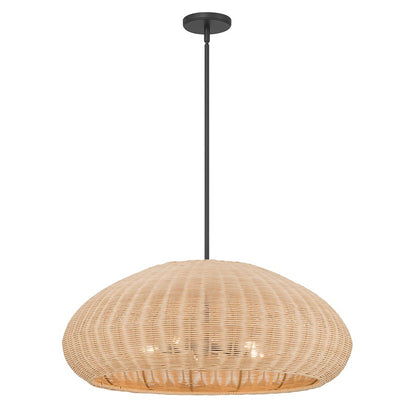 Millennium Lighting Natora 5 Light Pendant, Matte Black - 209105-MB