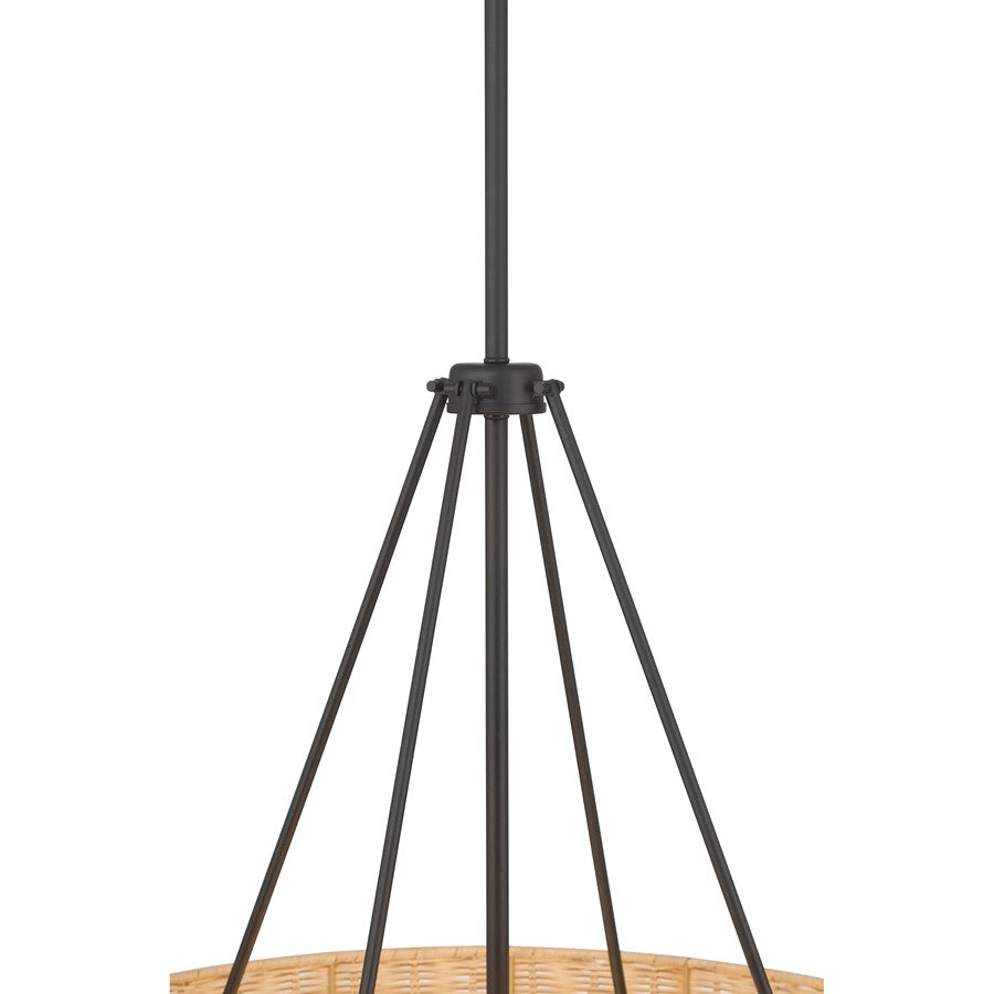 Millennium Lighting Namiro 6 Light Pendant, Matte Black