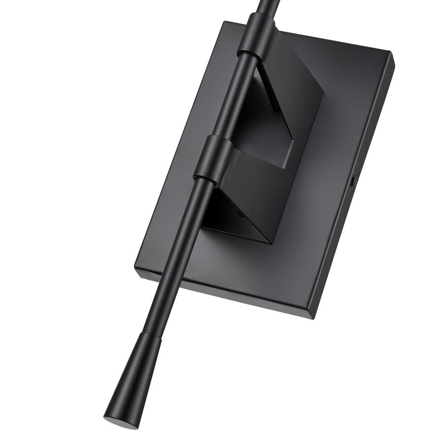 Millennium Lighting 1Lt 20" Wall Sconce, Black/Linen