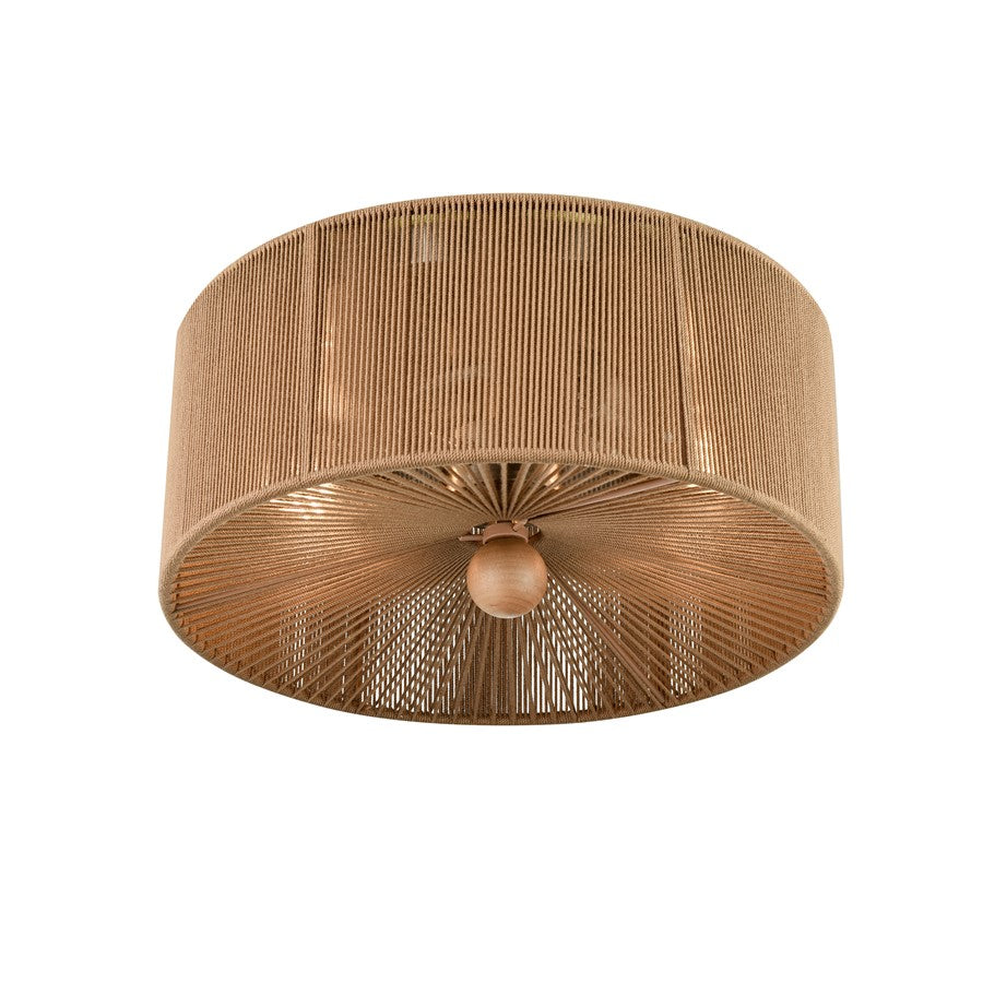 Millennium Lighting 2Lt 6" Round Flushmount, Brushed Nickel