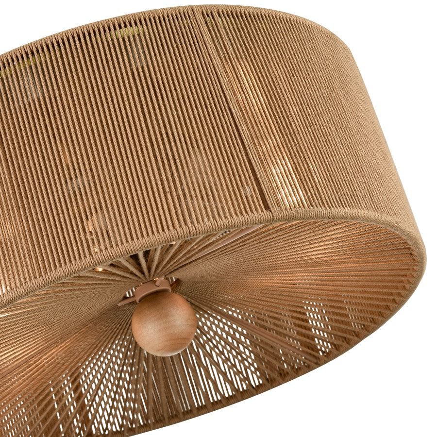 Millennium Lighting 2Lt 6" Round Flushmount, Brushed Nickel