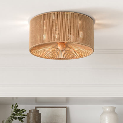 Millennium Lighting 2Lt 6" Round Flushmount, Brushed Nickel