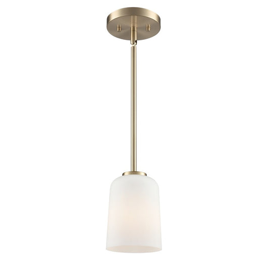 Millennium Lighting Laphia 1Lt 7" Pendant, Modern Gold/Etched Opal - 214001-MG