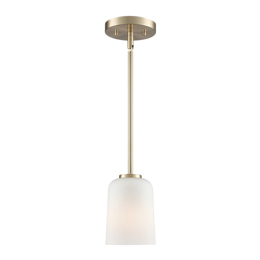 Millennium Lighting Laphia 1Lt 7" Pendant, Modern Gold/Etched Opal