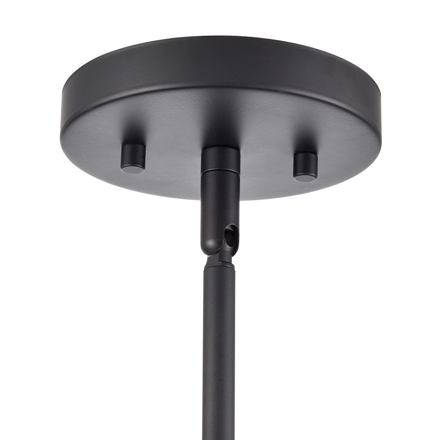 Millennium Lighting Laphia 5Lt 27" Chandelier, Black/Etched Opal