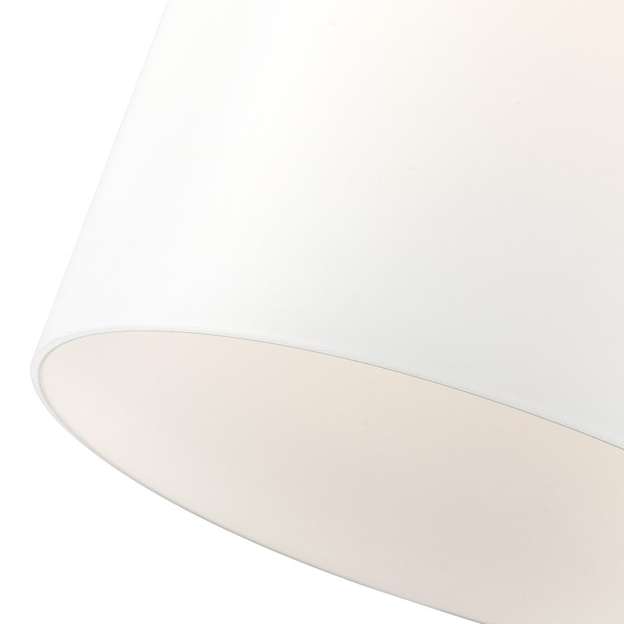 Millennium Lighting Laphia 1Lt 11" Pendant, Nickel/Etched Opal
