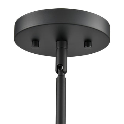 Millennium Lighting Laphia 1Lt 11" Pendant, Black/Etched Opal