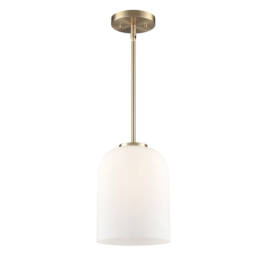 Millennium Lighting Laphia 1Lt 11" Pendant, Modern Gold/Etched Opal - 214101-MG