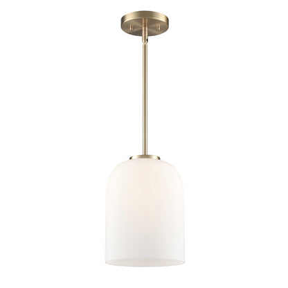 Millennium Lighting Laphia 1Lt 11" Pendant, Modern Gold/Etched Opal - 214101-MG