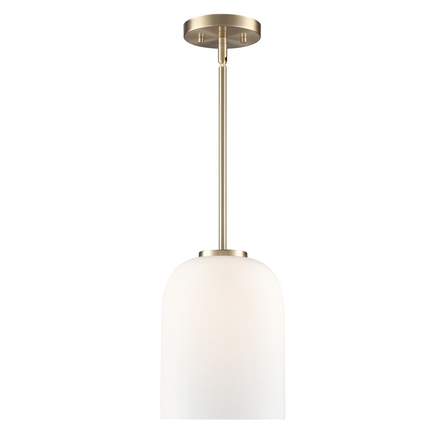 Millennium Lighting Laphia 1Lt 11" Pendant, Modern Gold/Etched Opal