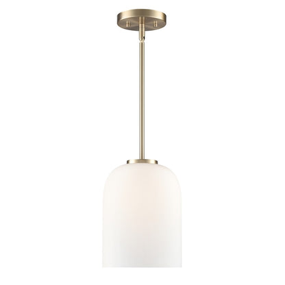 Millennium Lighting Laphia 1Lt 11" Pendant, Modern Gold/Etched Opal
