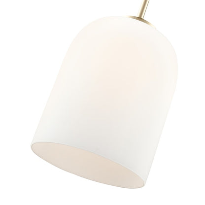 Millennium Lighting Laphia 1Lt 11" Pendant, Modern Gold/Etched Opal