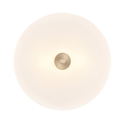 Millennium Lighting Laphia 2Lt 13" Flushmount, Gold/Etched Opal