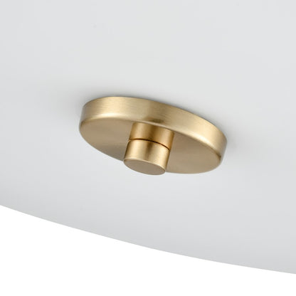 Millennium Lighting Laphia 3Lt 16" Semi-Flush, Gold/Etched Opal