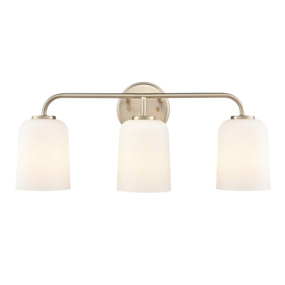 Millennium Lighting Laphia 3Lt 22" Vanity, Modern Gold/Etched Opal